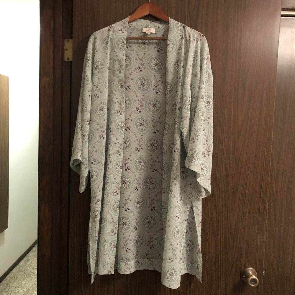 LOFT Outlet Medallion Printed Duster Kimono
